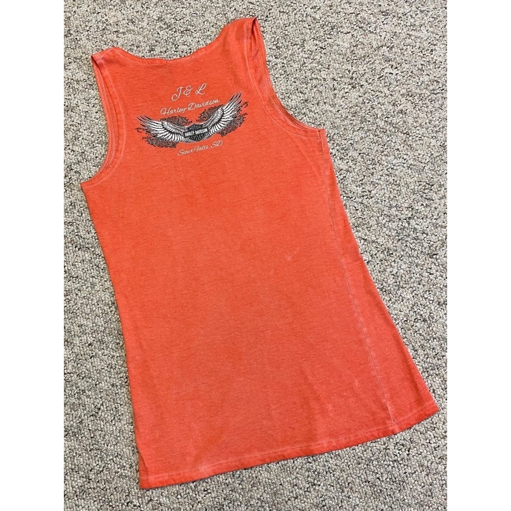 ๐ โซ (3) Harley Davidson HD Women's Tank Top Medium Lot Biker AOP Back Graphic - Picture 4 of 16